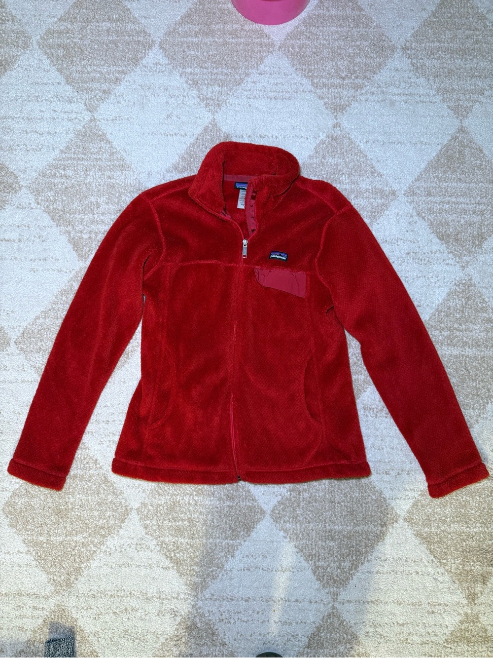 Patagonia Women’s Red Fleece Jacket - Cozy Zip-Up